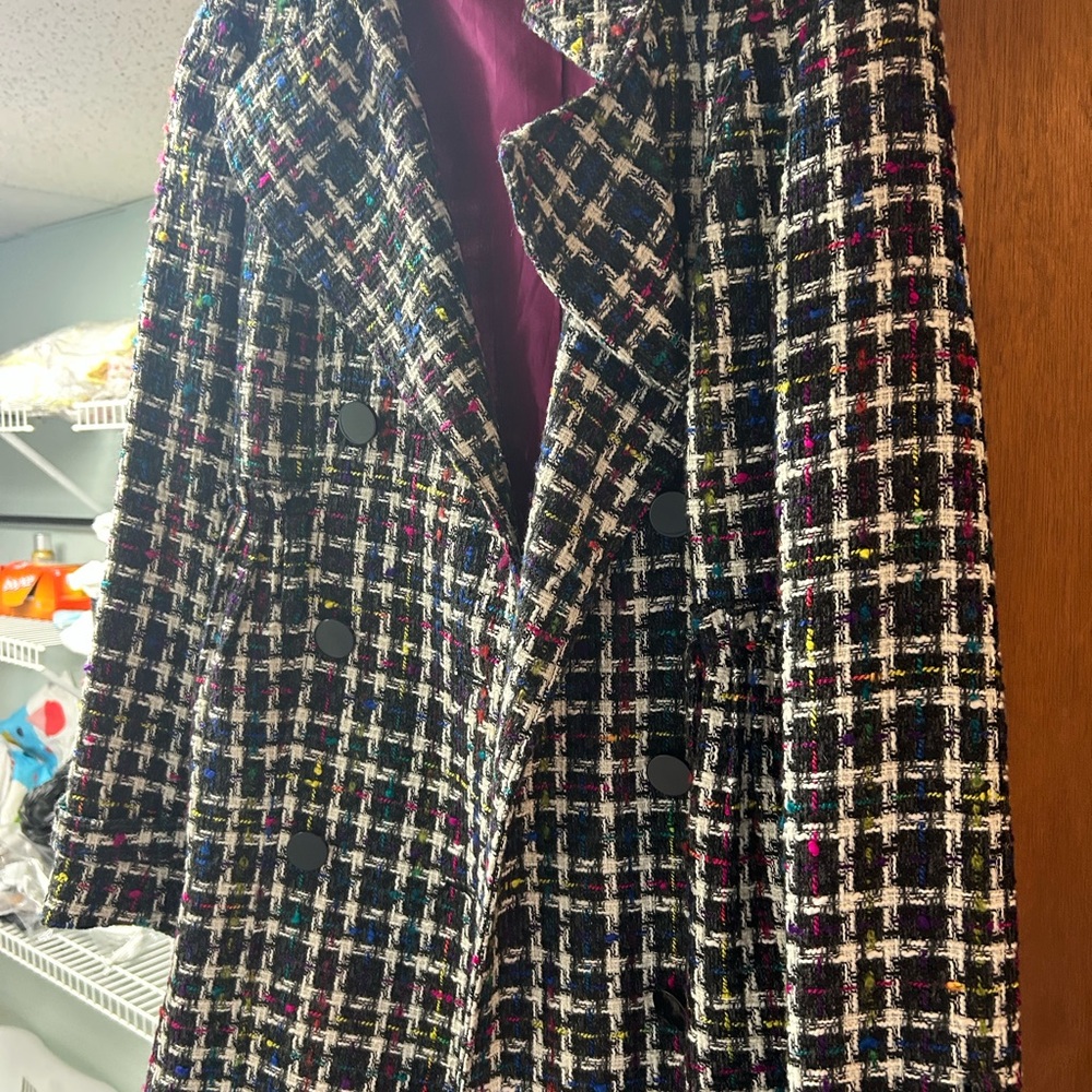 Rampage Multicolor Tweed Blazer